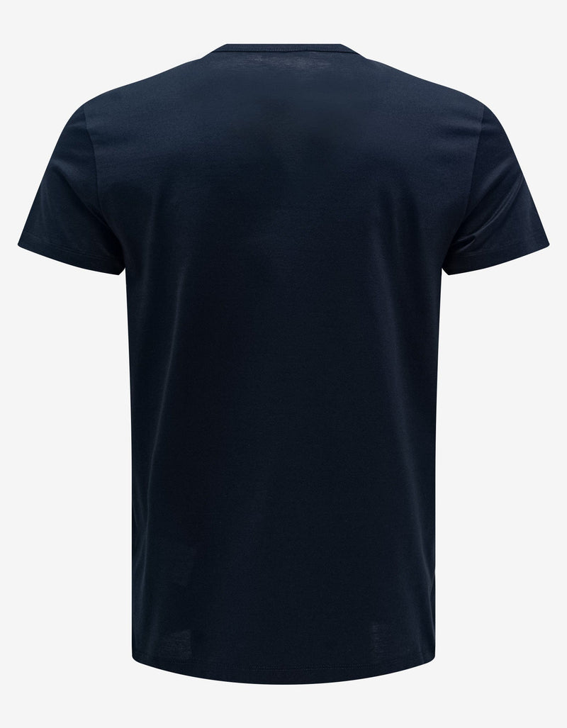 Moncler Navy Blue Double Logo T-Shirt