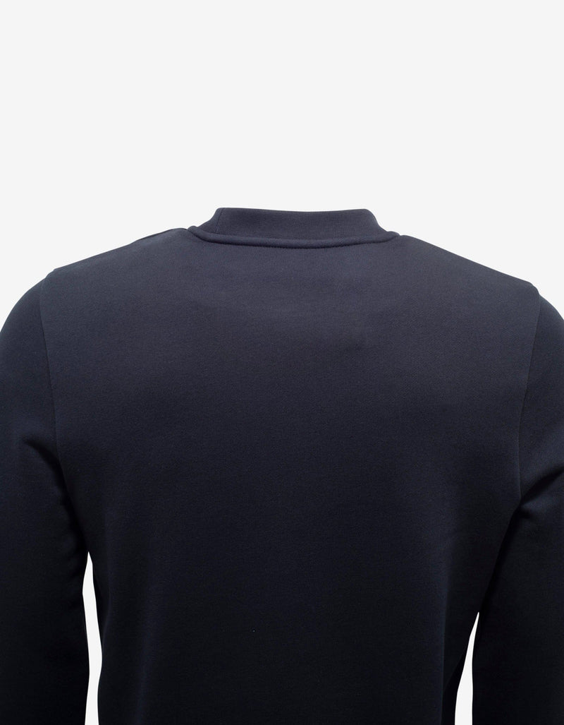 Moncler Navy Blue Logo Graphic Sweatshirt