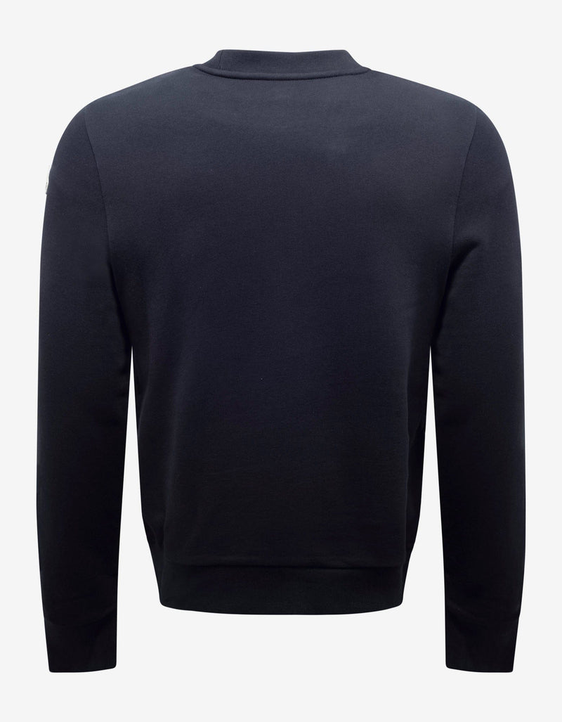 Moncler Navy Blue Logo Graphic Sweatshirt