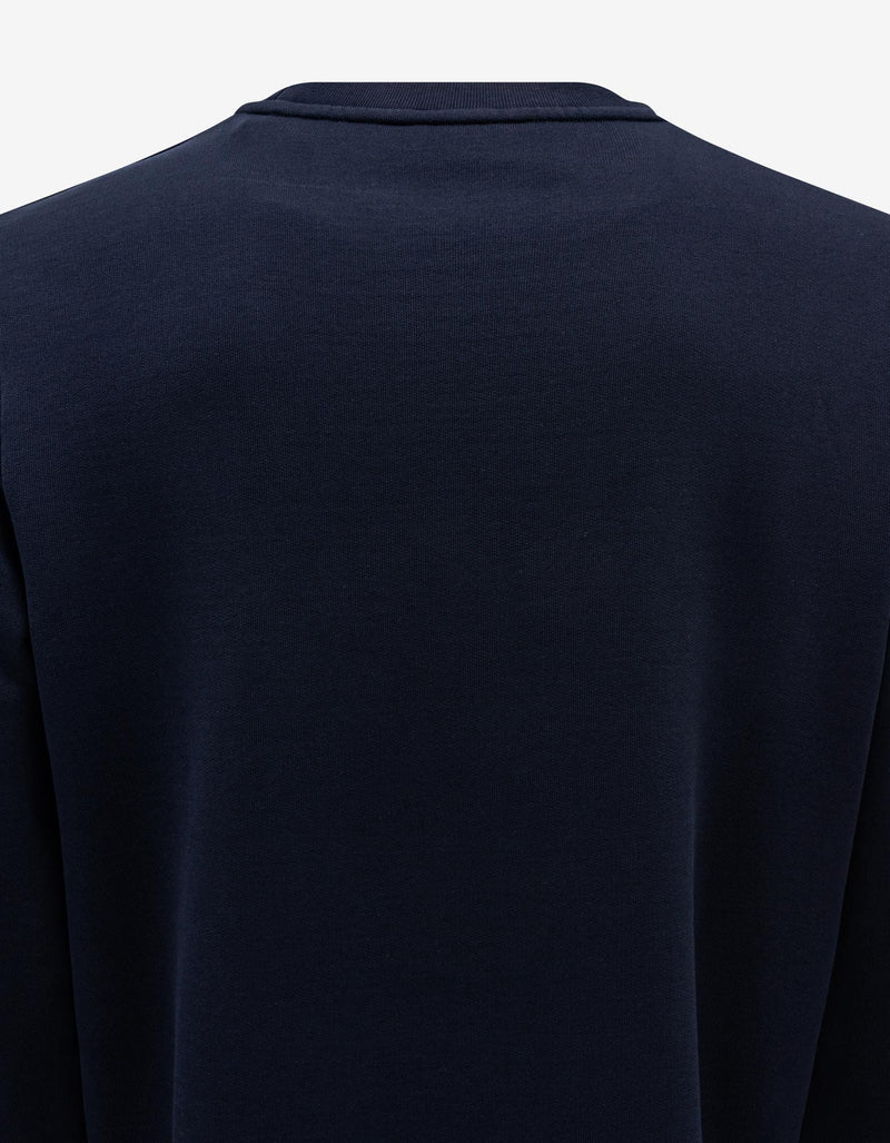 Moncler Navy Blue Logo Lettering Sweatshirt