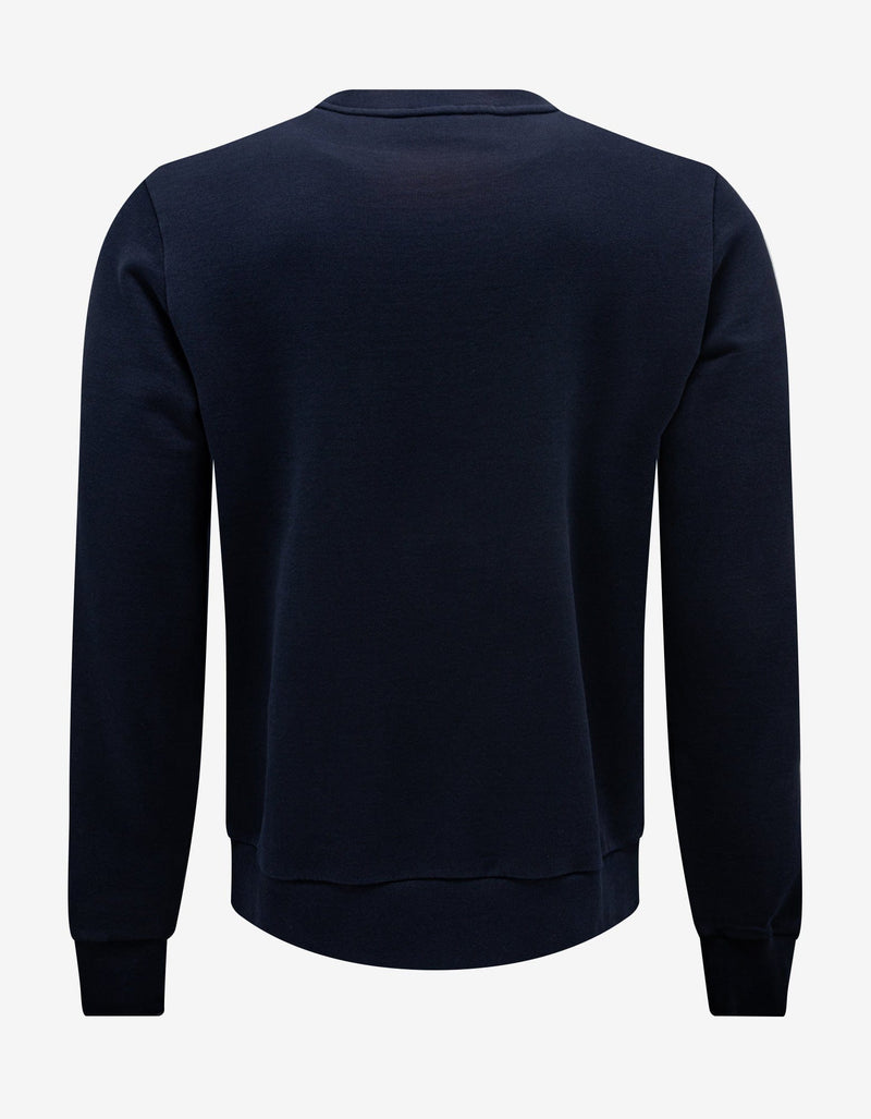 Moncler Navy Blue Logo Lettering Sweatshirt