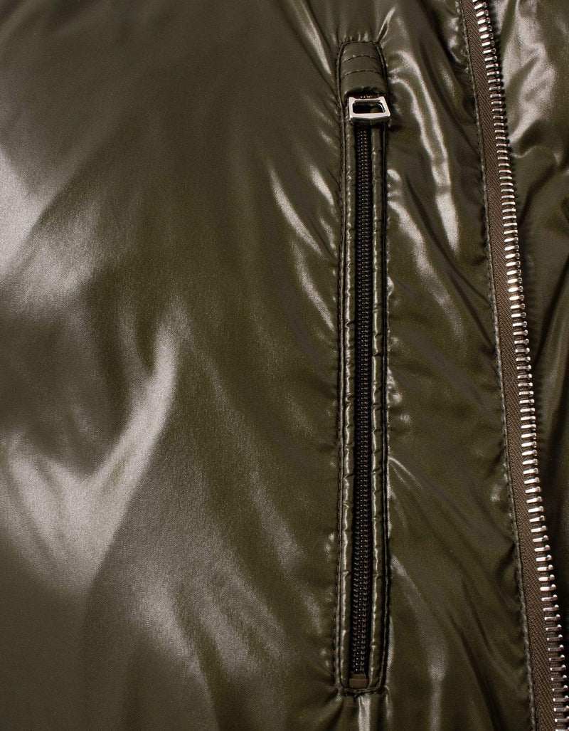 Moncler Rateau Khaki Nylon Down Jacket