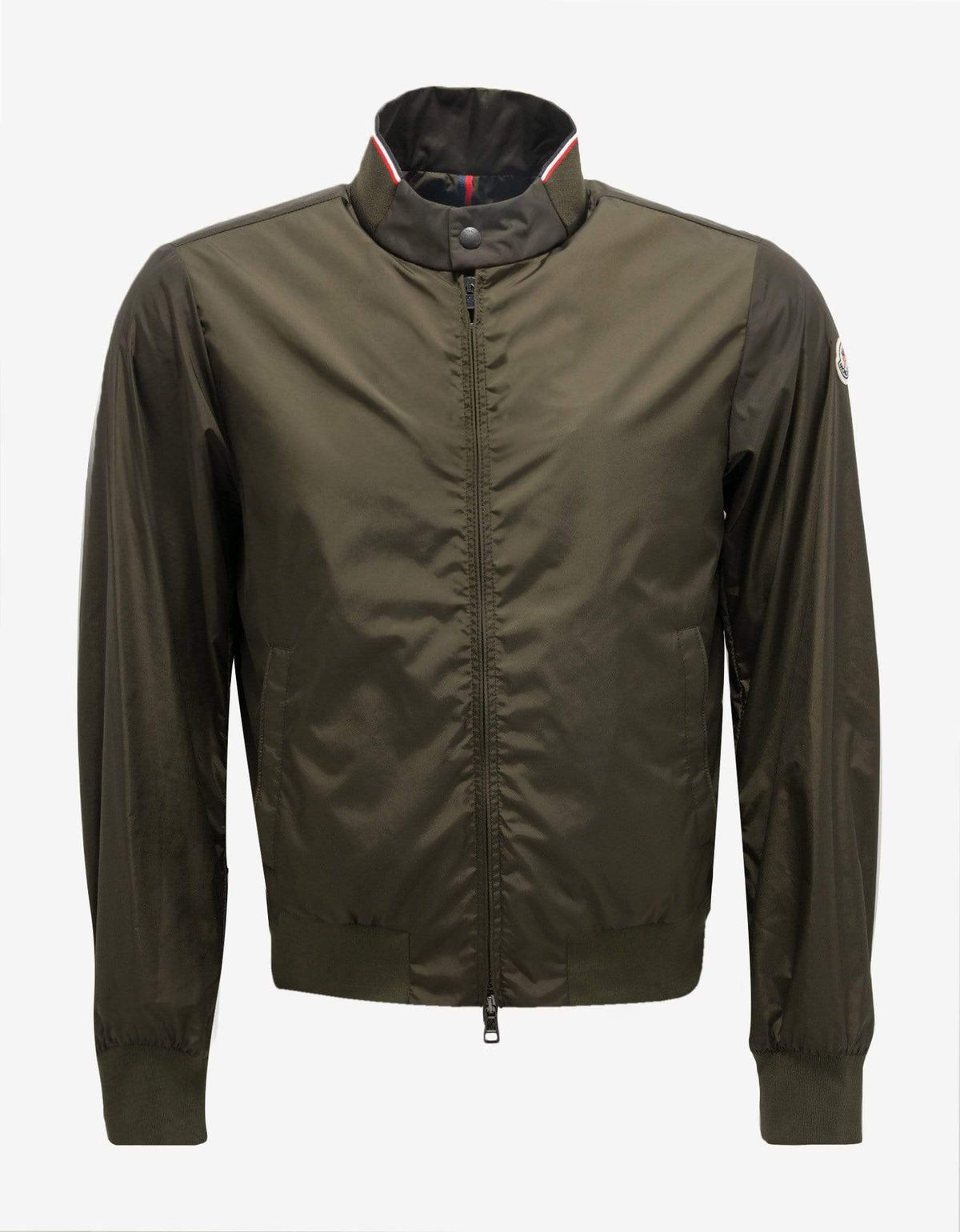 Moncler Reppe Khaki Nylon Rain Jacket