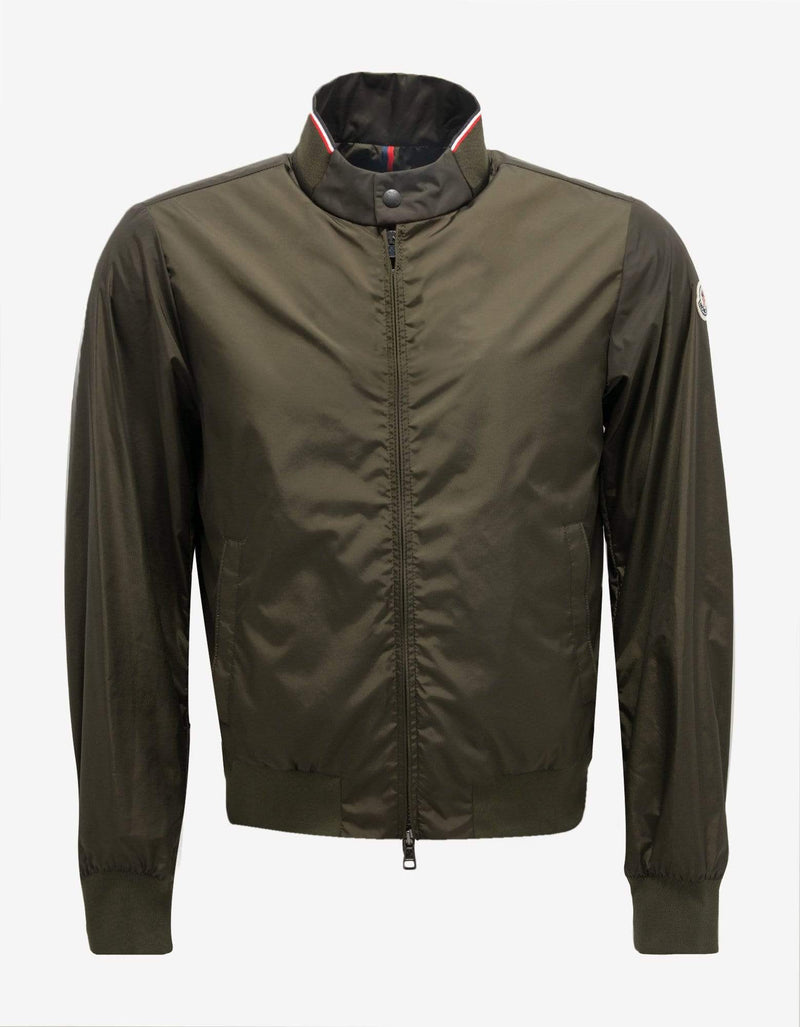 Moncler Reppe Khaki Nylon Rain Jacket