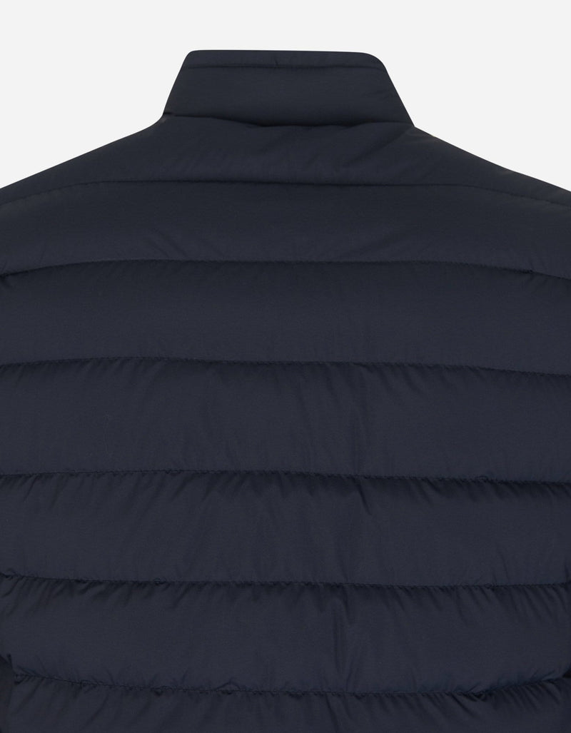 Moncler Yeres Navy Blue Nylon Down Jacket