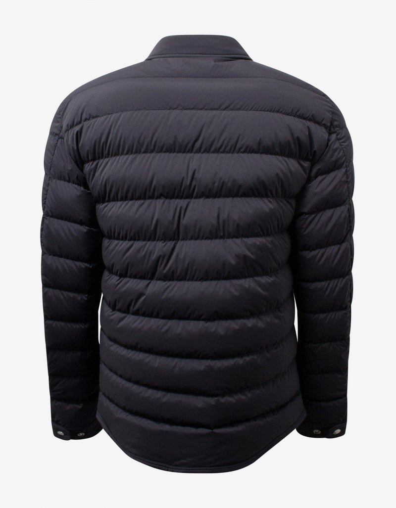 Moncler Zumstein Navy Blue Nylon Down Jacket