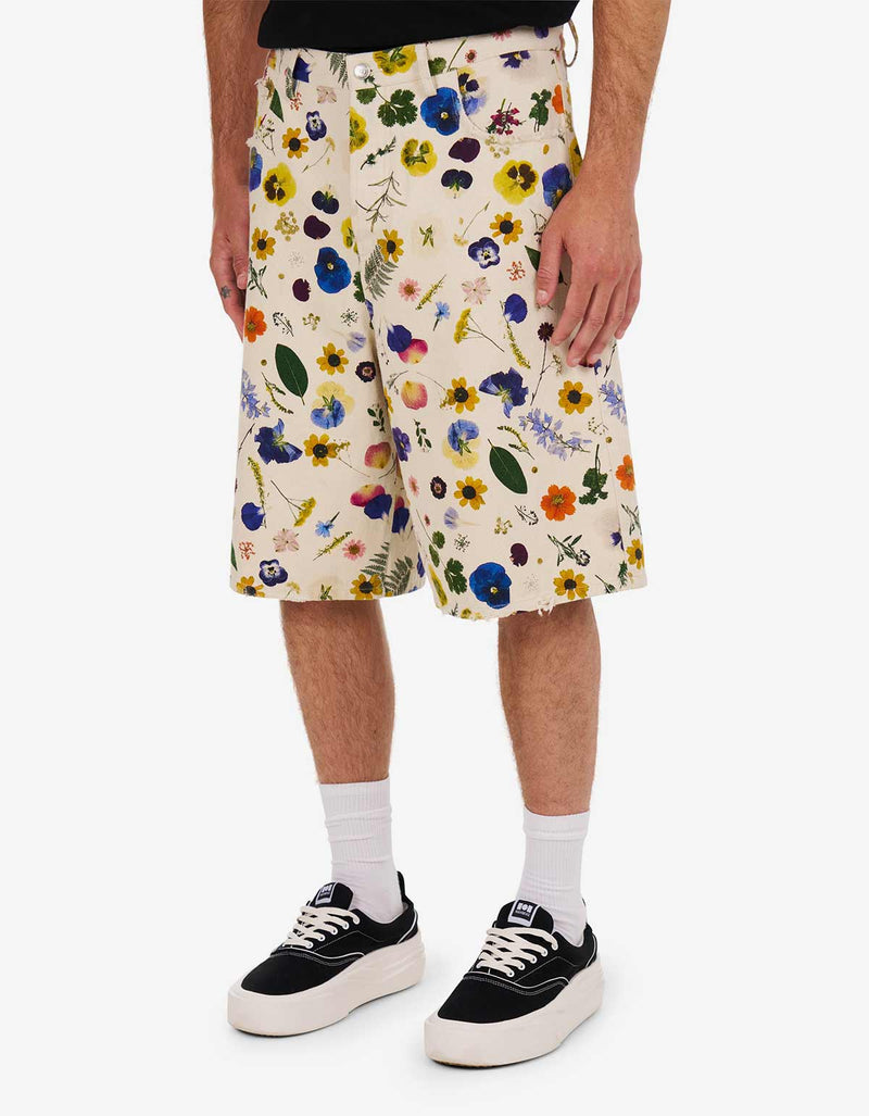 Nahmias Floral Baggy 5 Pocket Shorts