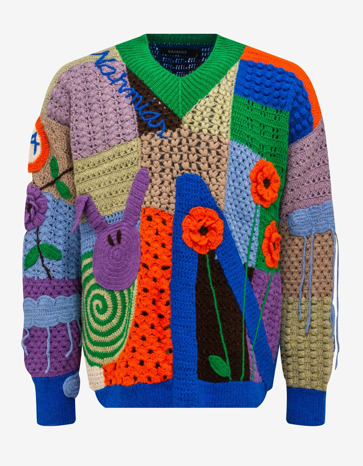 Nahmias Nahmias California Poetry Crochet Sweater