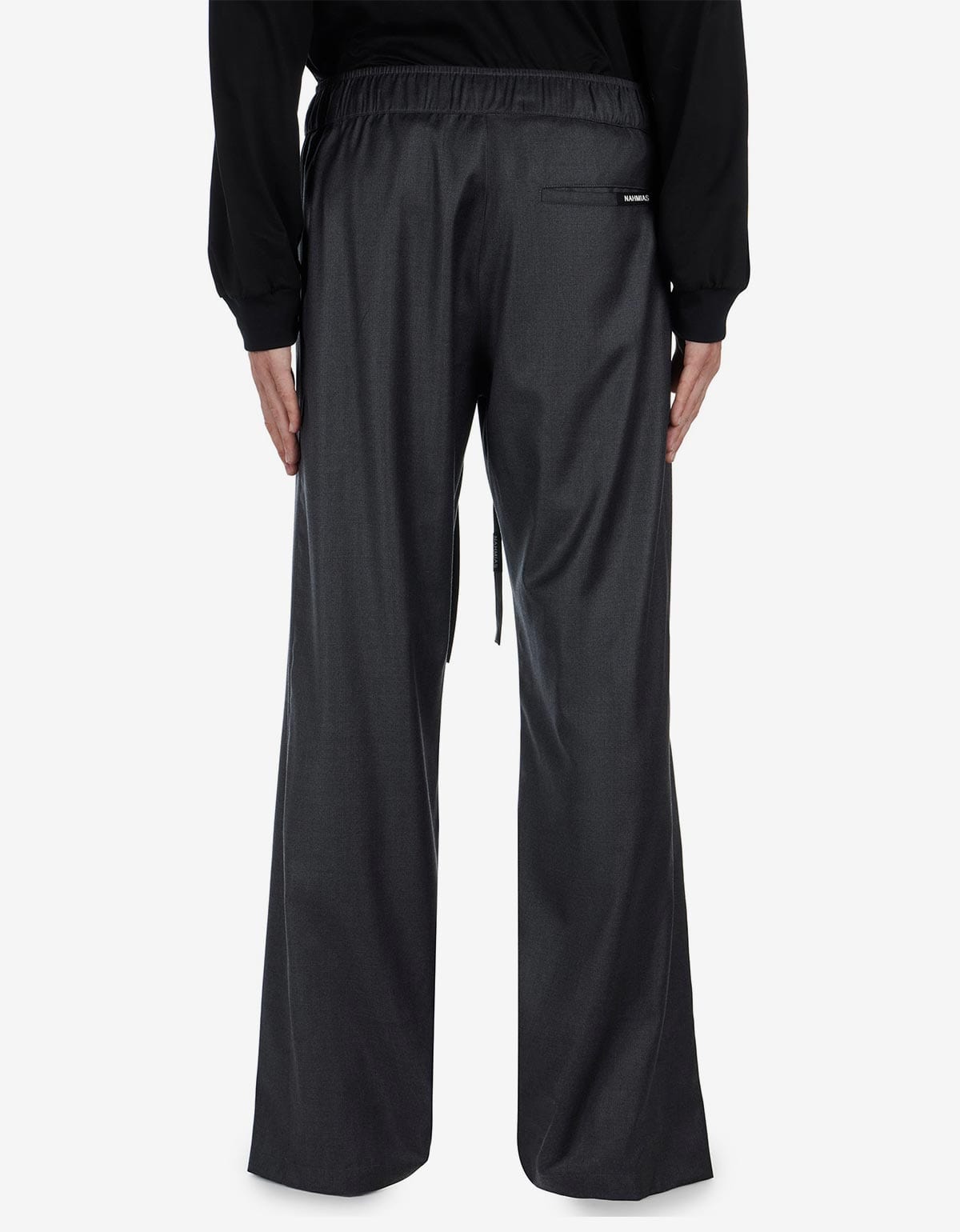 Nahmias Nahmias Grey Wool Track Pants