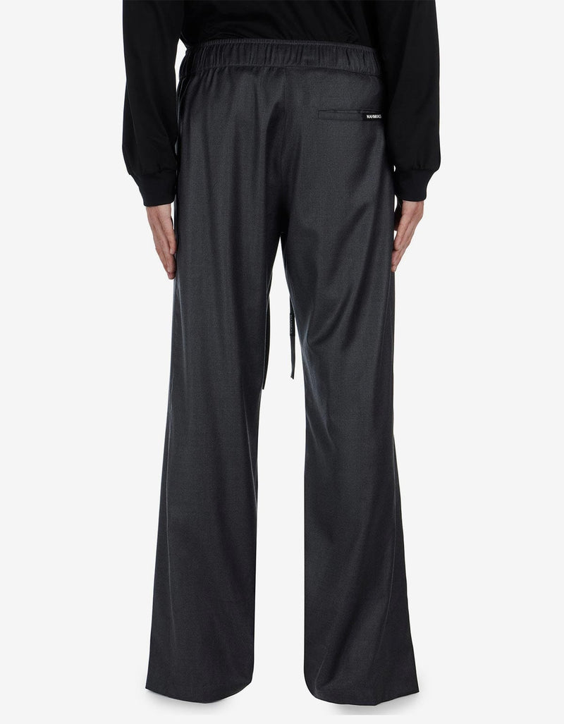 Nahmias Nahmias Grey Wool Track Pants