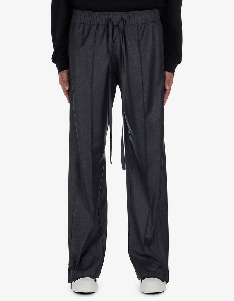 Nahmias Nahmias Grey Wool Track Pants
