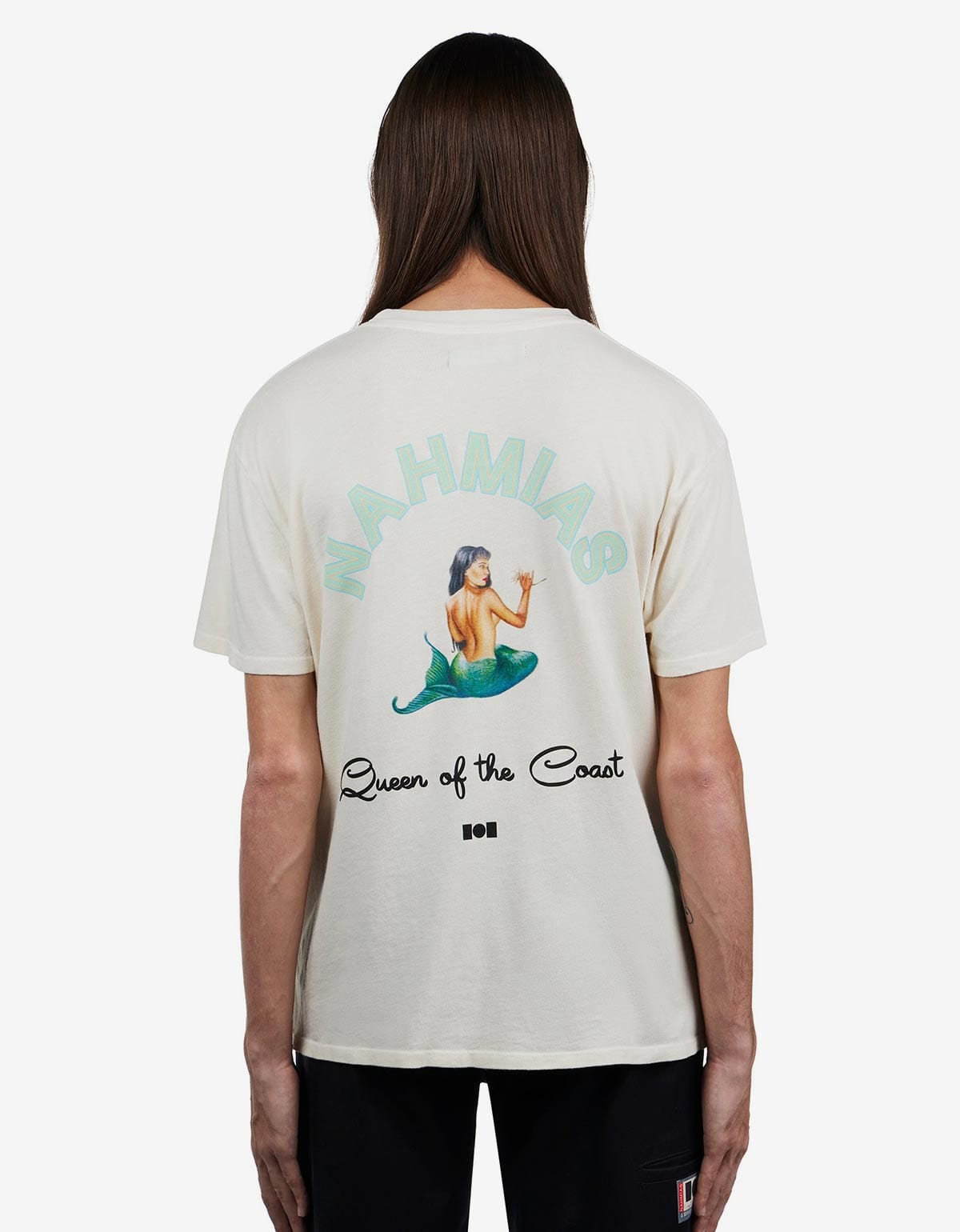 Nahmias White Queen of the Coast Print T-Shirt