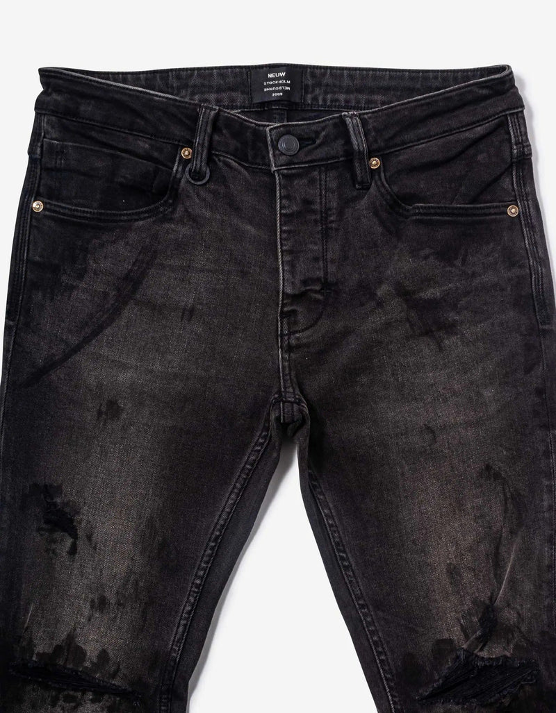 Neuw Neuw Iggy Skinny Brut Black Art Jeans