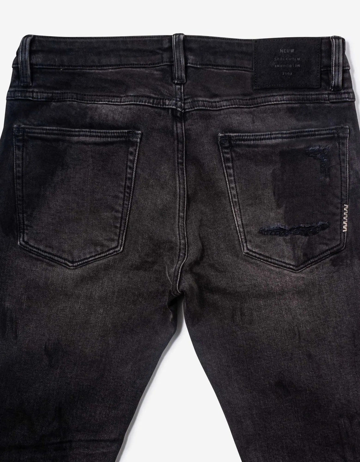 Neuw Neuw Iggy Skinny Brut Black Art Jeans