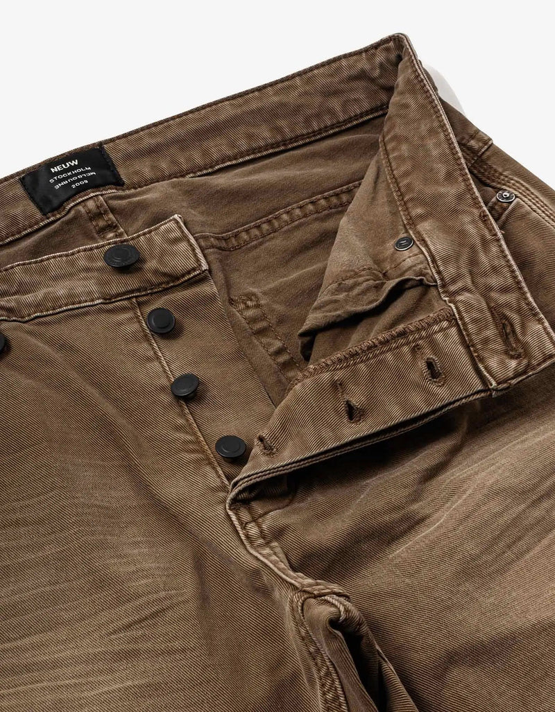 Neuw Neuw Lou Slim Twill Tan Jeans