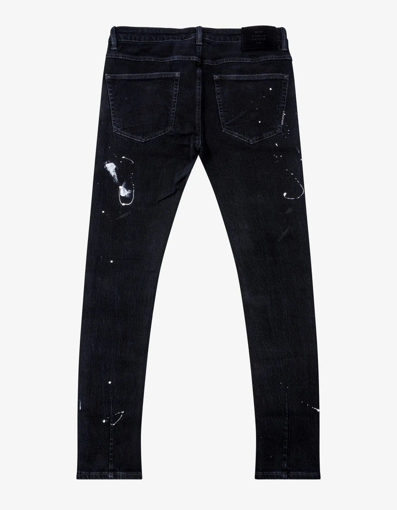 Neuw Neuw Rebel Skinny Unguarded Art Washed Black Jeans
