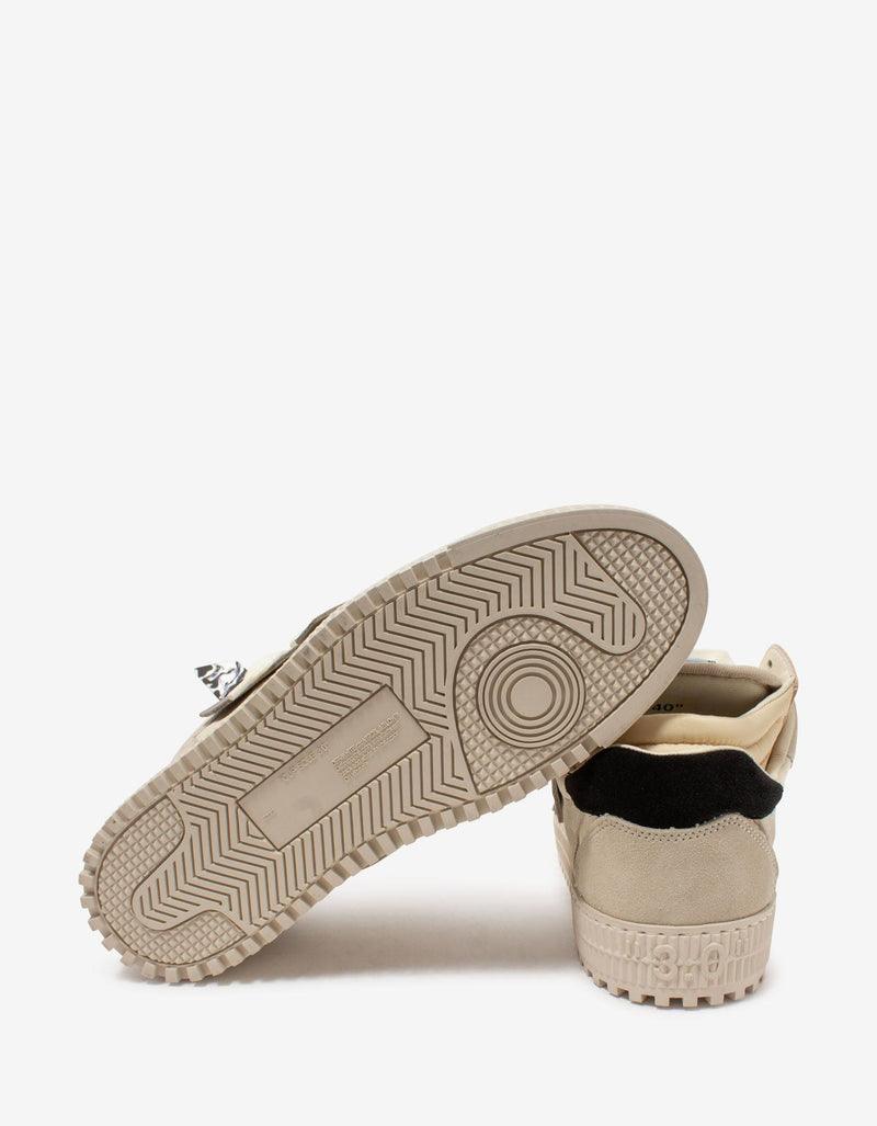 Off-White Beige Off-Court Low Trainers