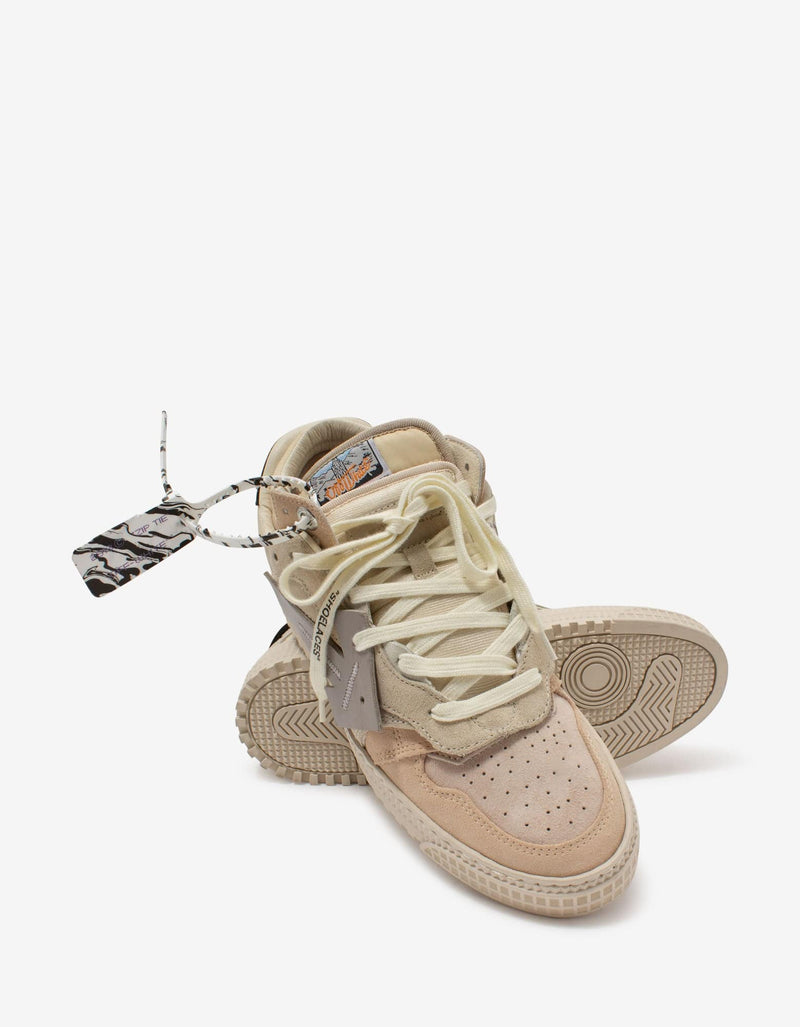 Off-White Beige Off-Court Low Trainers
