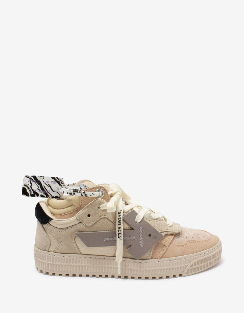 Off-White Beige Off-Court Low Trainers