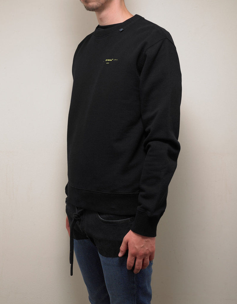 Off-White Black Acrylic Arrows Slim Sweatshirt