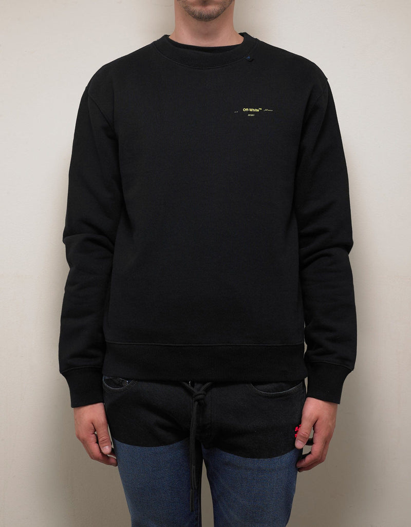 Off-White Black Acrylic Arrows Slim Sweatshirt