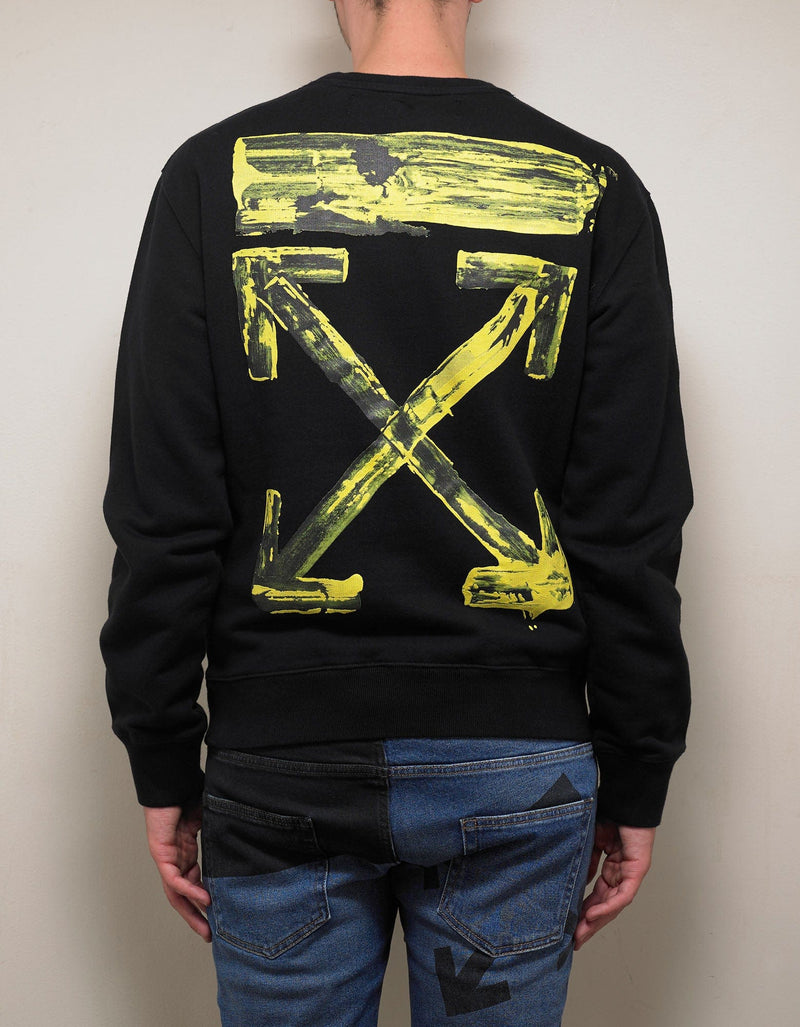 Off-White Black Acrylic Arrows Slim Sweatshirt