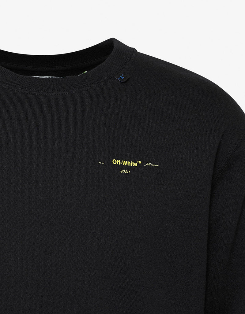 Off-White Black Acrylic Arrows Slim Sweatshirt