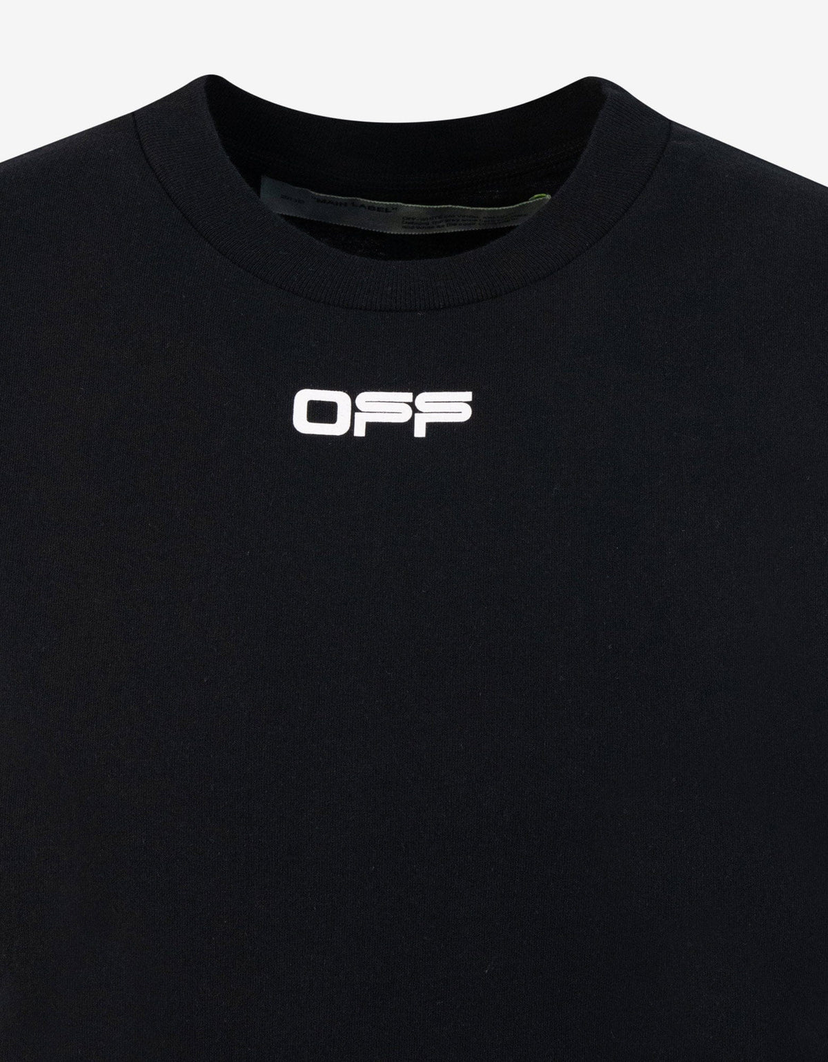 Off-White Black Airport Tape Arrows Print T-Shirt