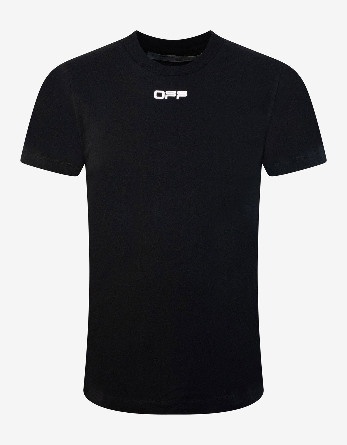 Off-White Black Airport Tape Arrows Print T-Shirt