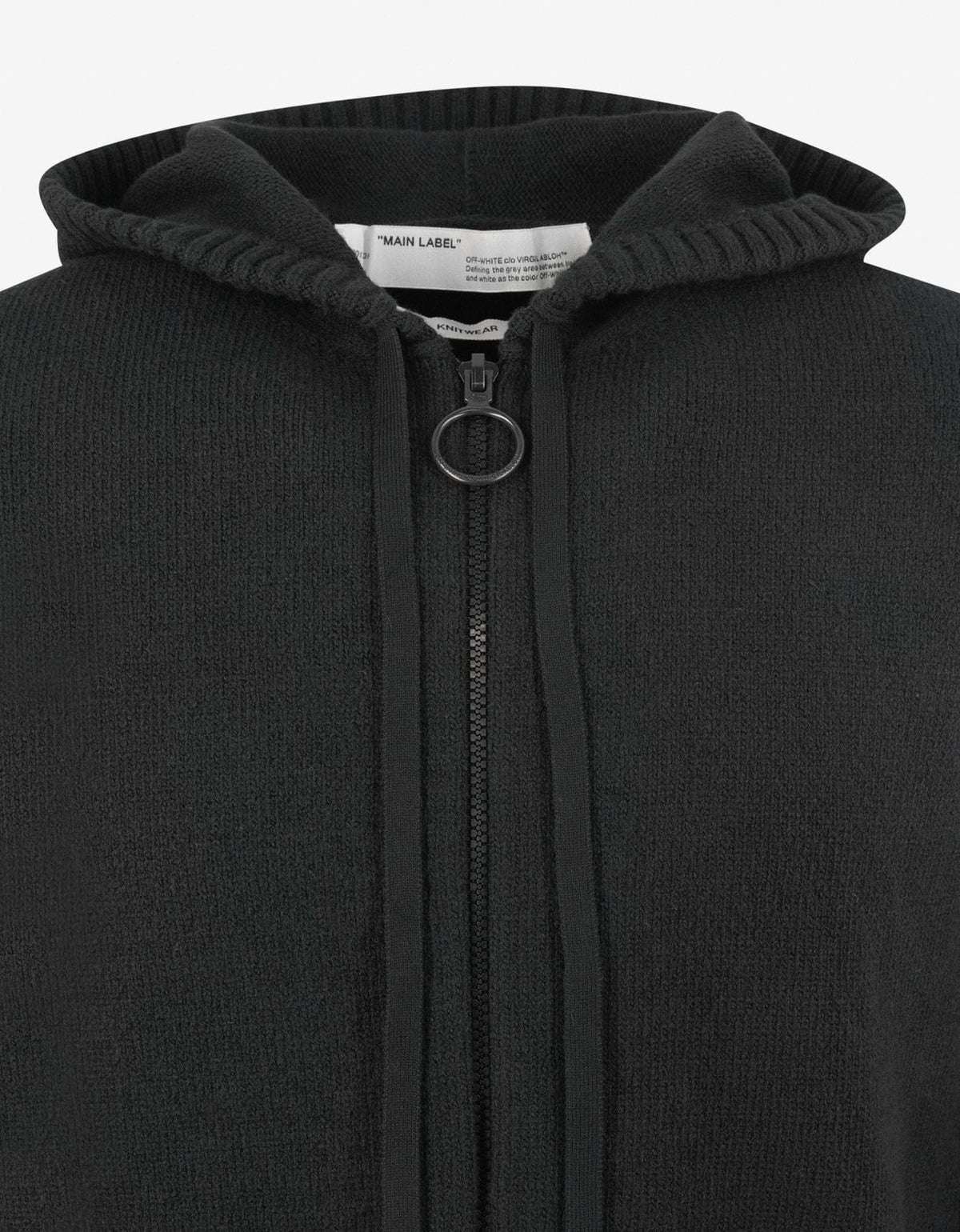 Off-White Black Arrows Hooded Zip Cardigan