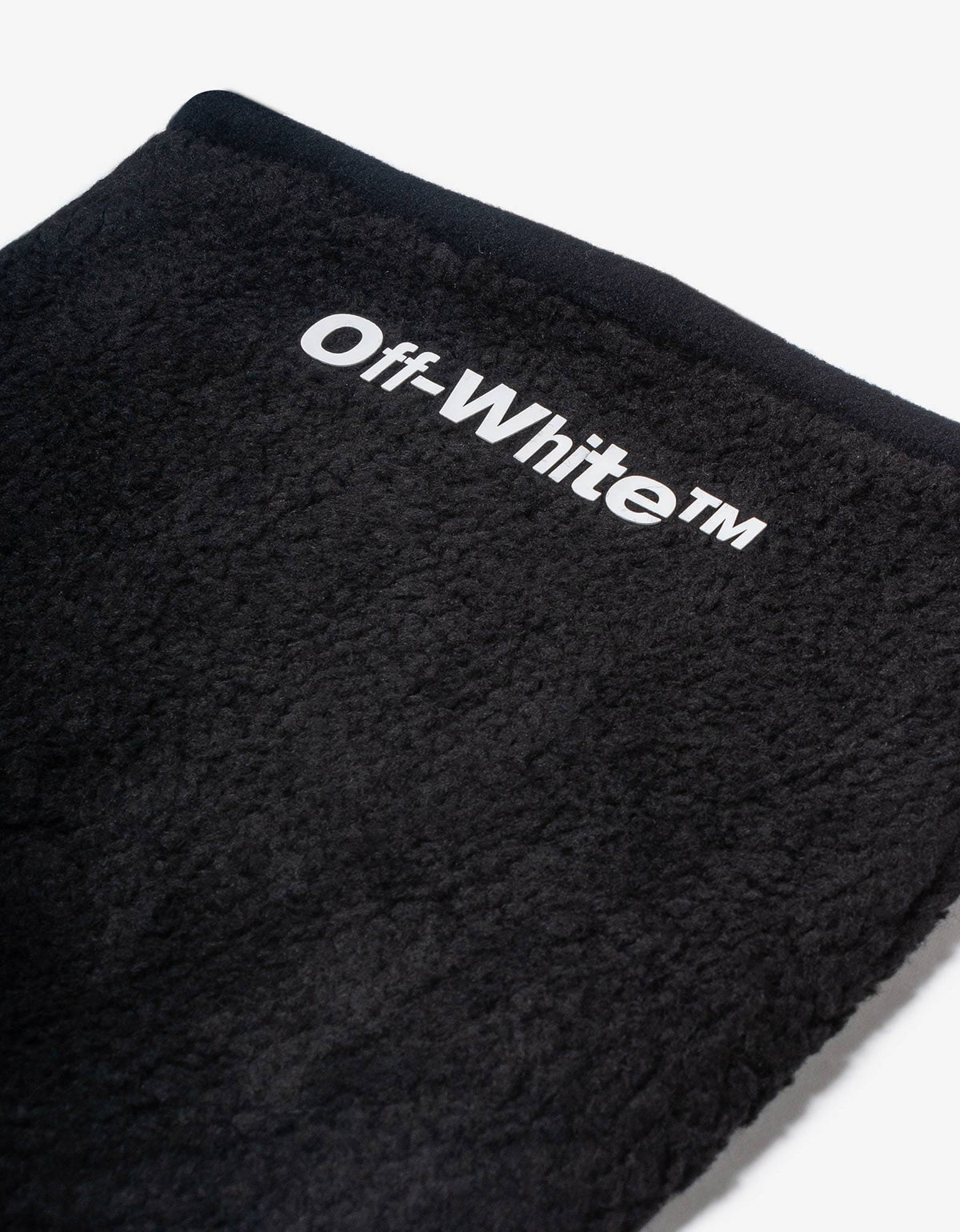 Off-White Black Bounce Pile Neckwear