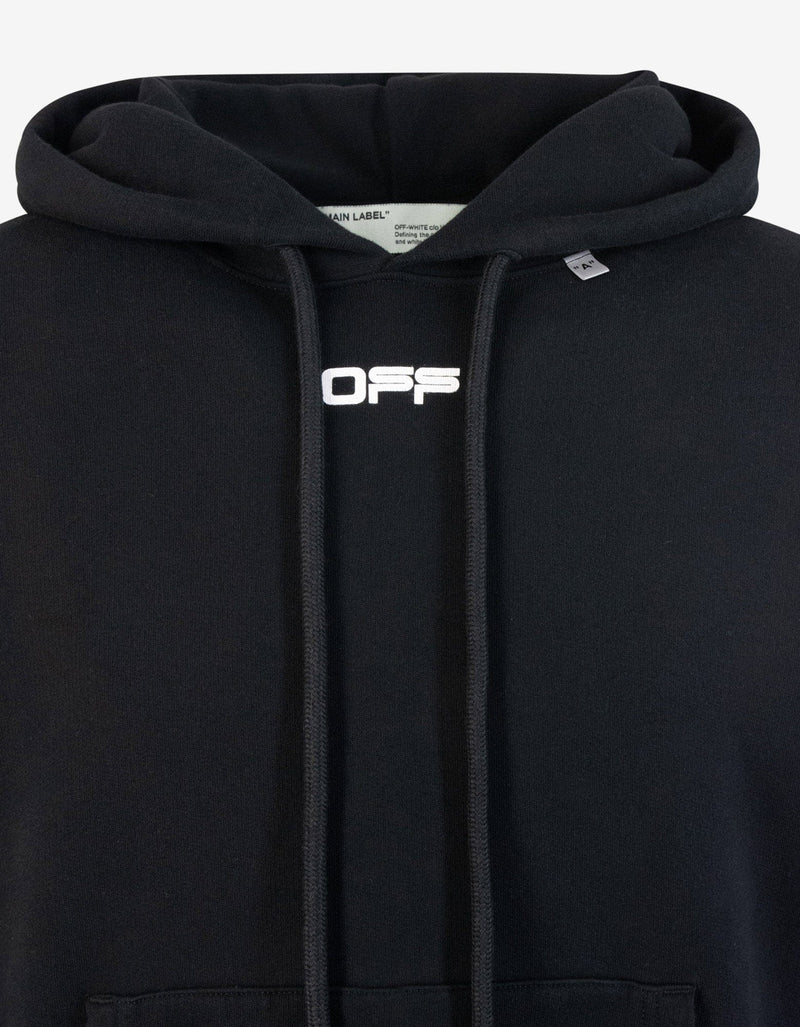 Off-White Black Caravaggio Arrows Print Hoodie