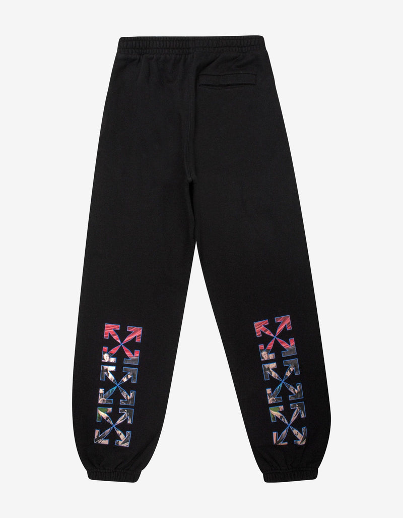 Off-White Black Caravaggio Painting Sweat Pants