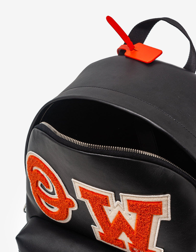 Off-White Black Hard Core OW Patches Backpack