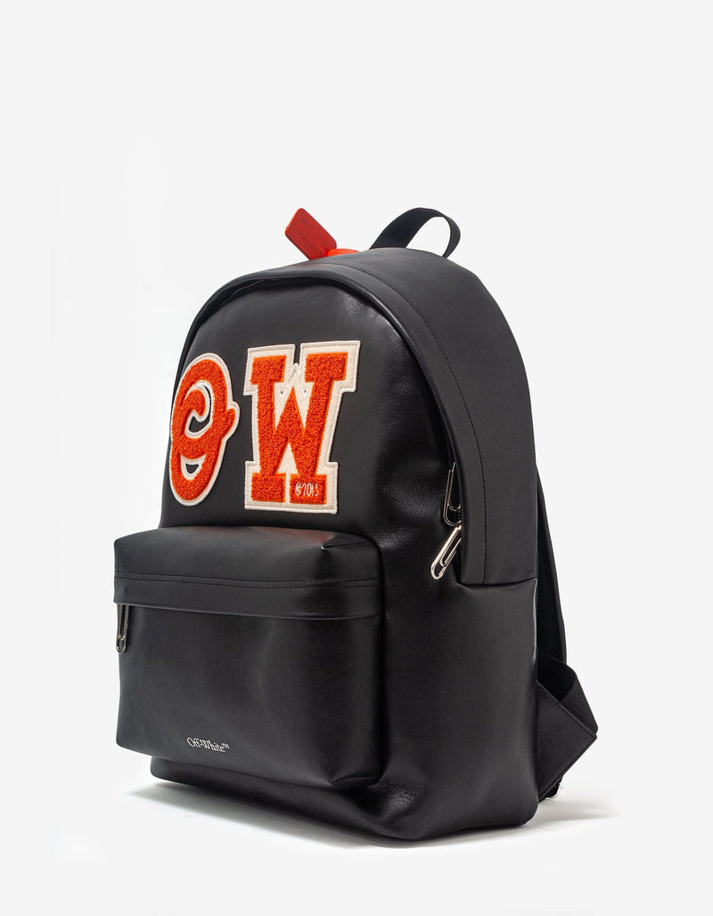 Off-White Black Hard Core OW Patches Backpack