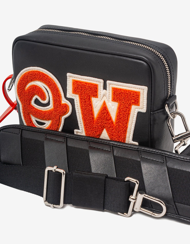 Off-White Black Hard Core OW Patches Camera Bag