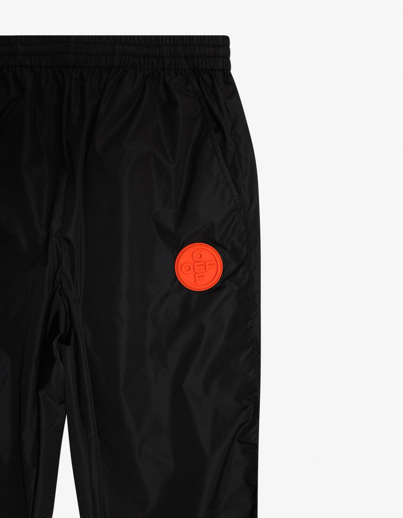 Off-White Black Logo Patch Track Pants