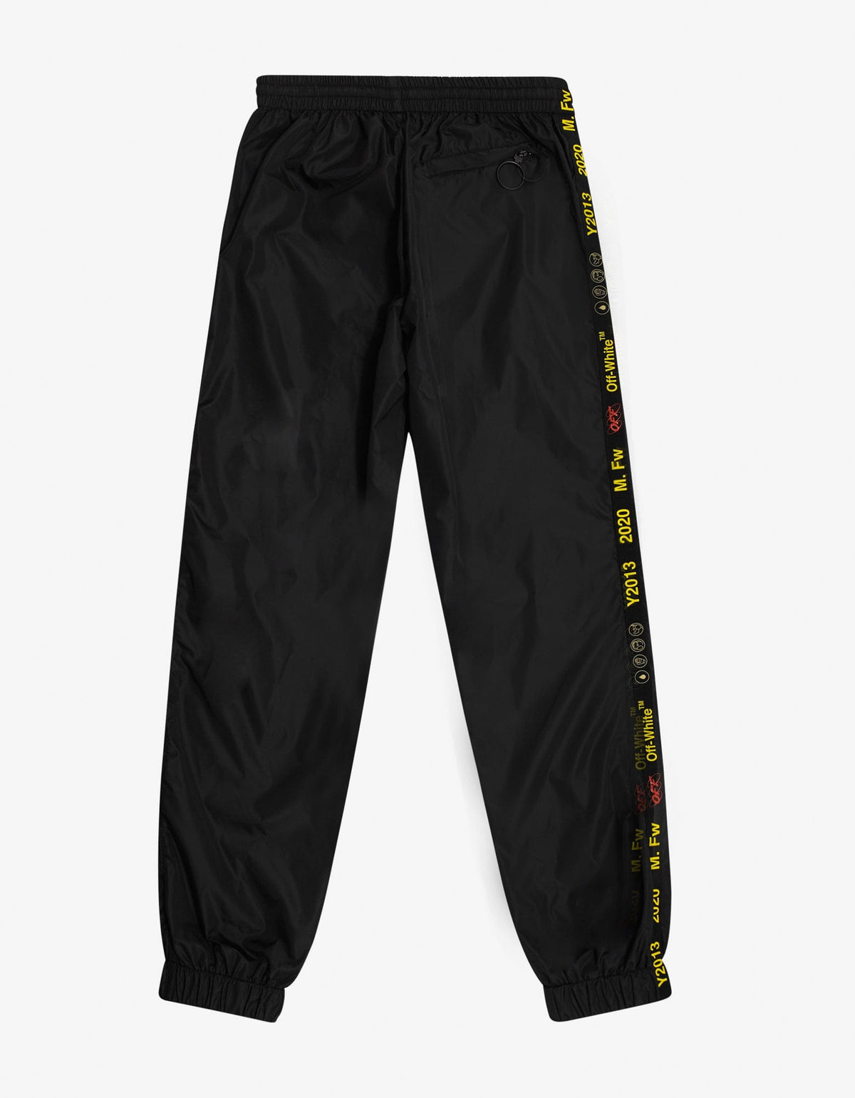 Off-White Black Logo Patch Track Pants