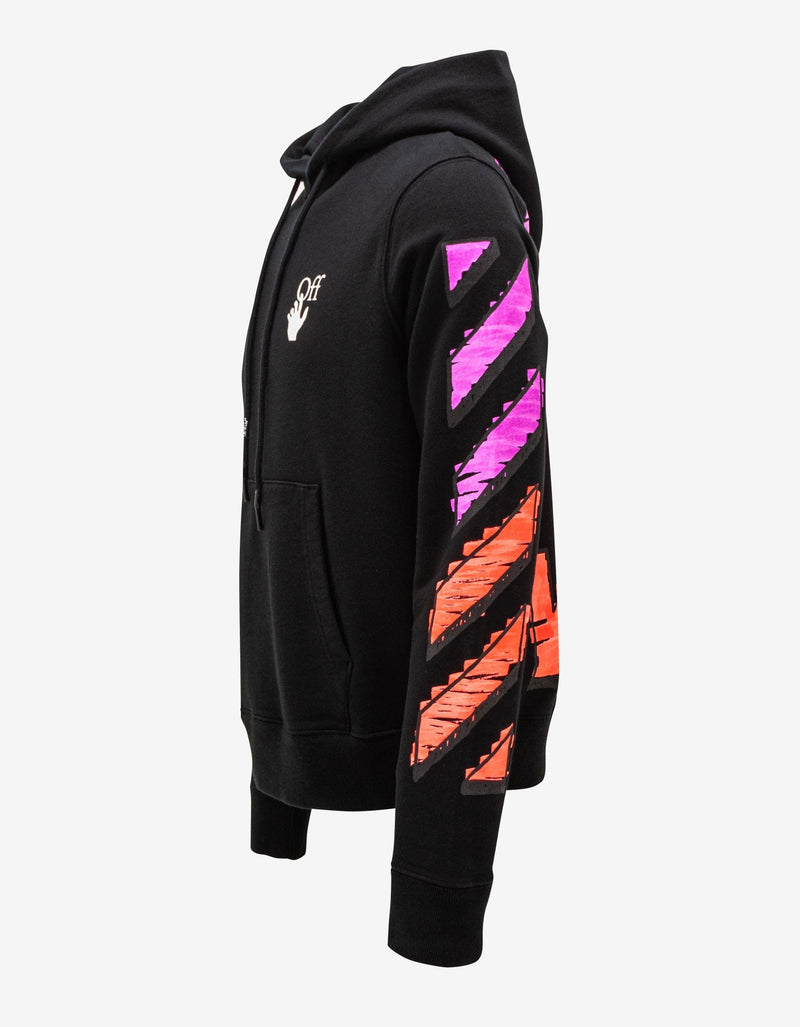 Off-White Black Marker Print Hoodie