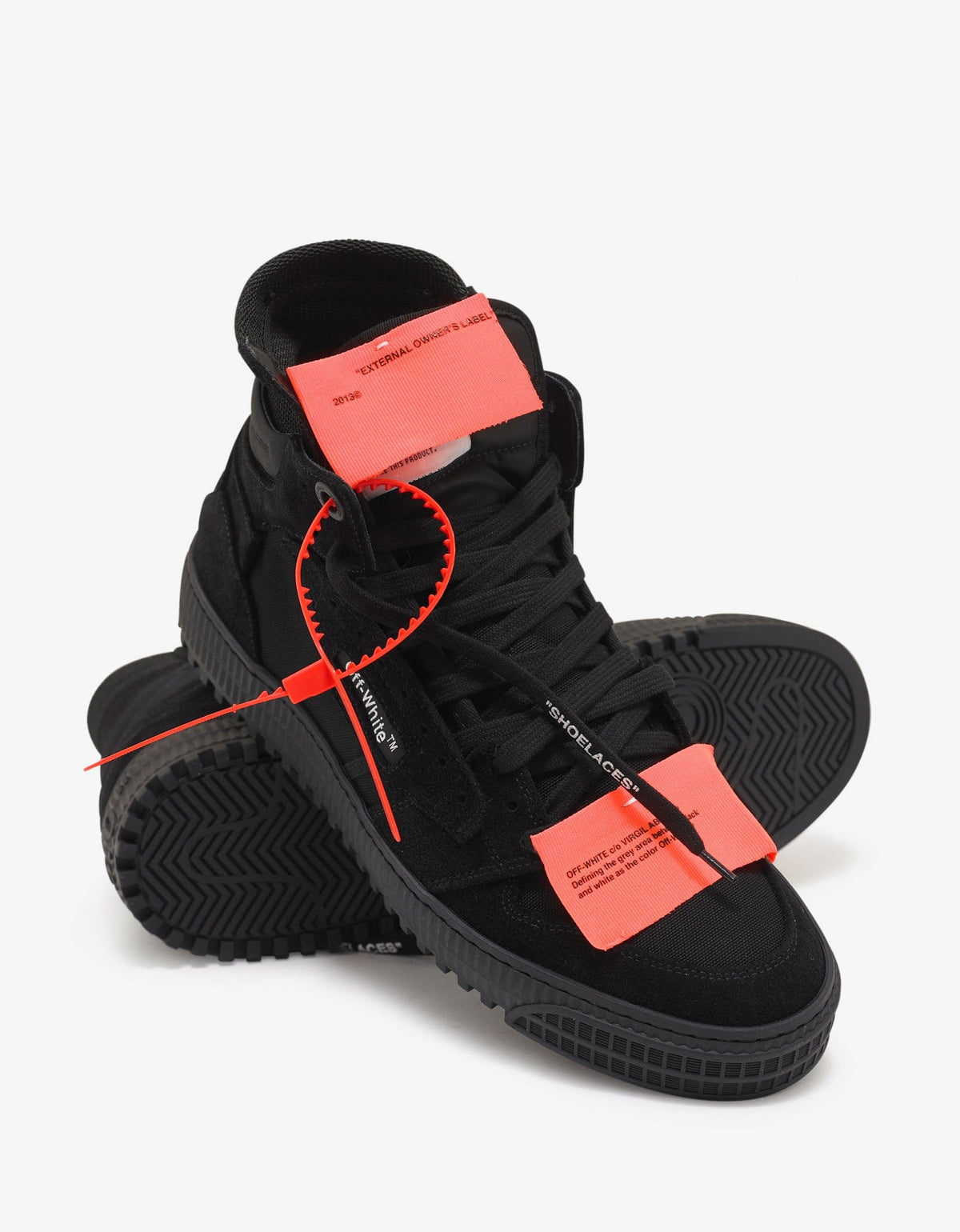 Off-White Black Off-Court 3.0 Suede Trainers