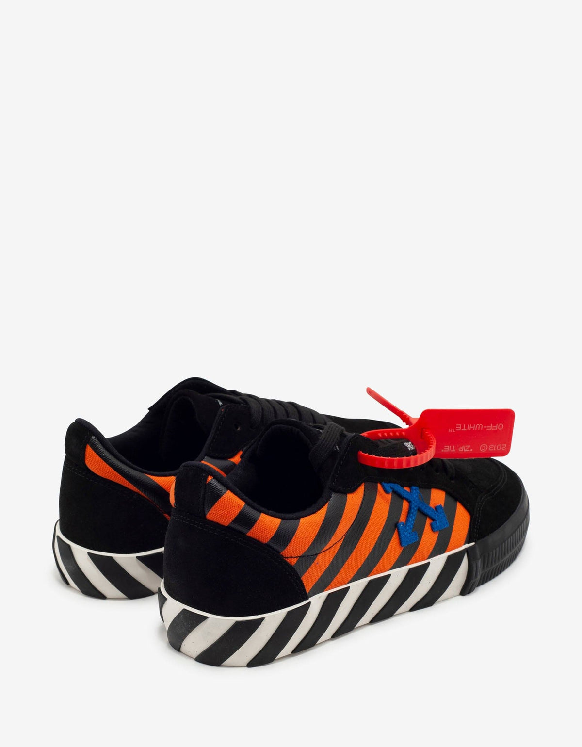 Off-White Black, Orange & Blue Low Vulcanized Trainers