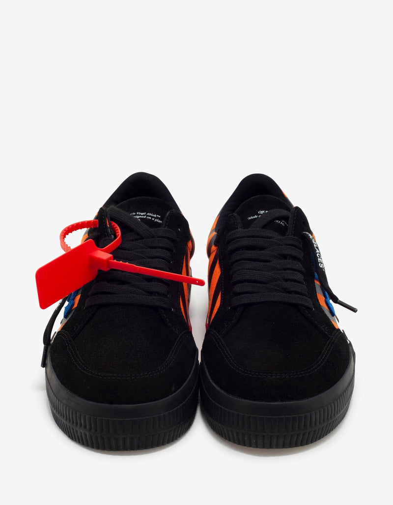 Off-White Black, Orange & Blue Low Vulcanized Trainers