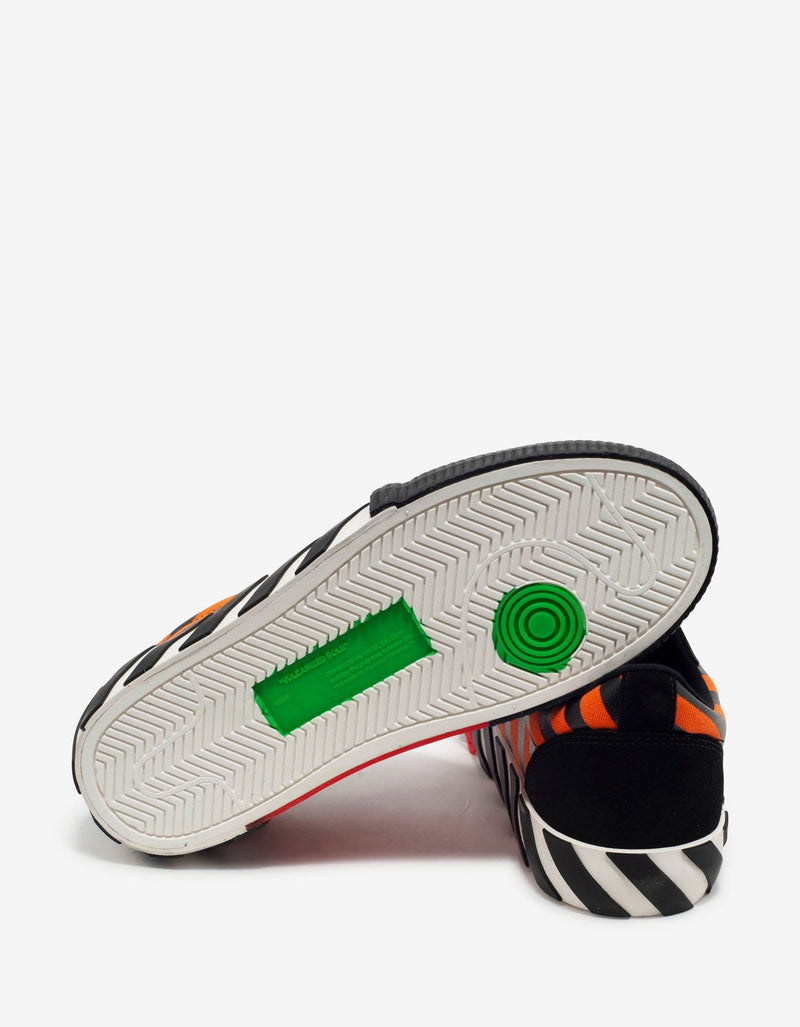 Off-White Black, Orange & Blue Low Vulcanized Trainers
