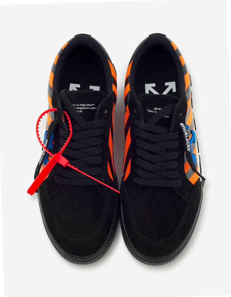 Off-White Black, Orange & Blue Low Vulcanized Trainers