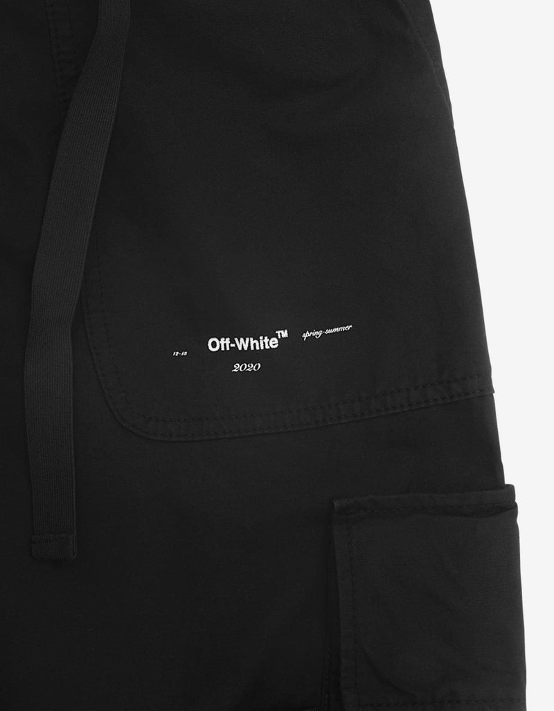 Off-White Black Parachute Cargo Pants