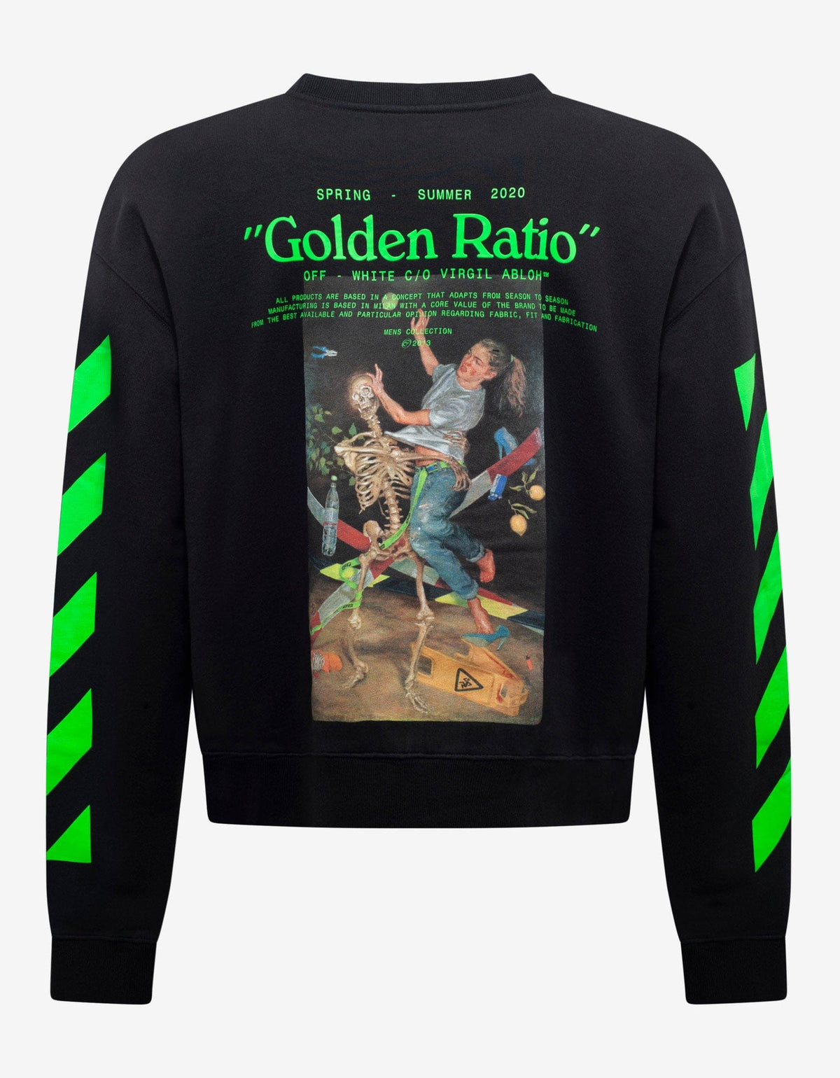 Off-White Black Pascal Painting Print Oversized Sweatshirt