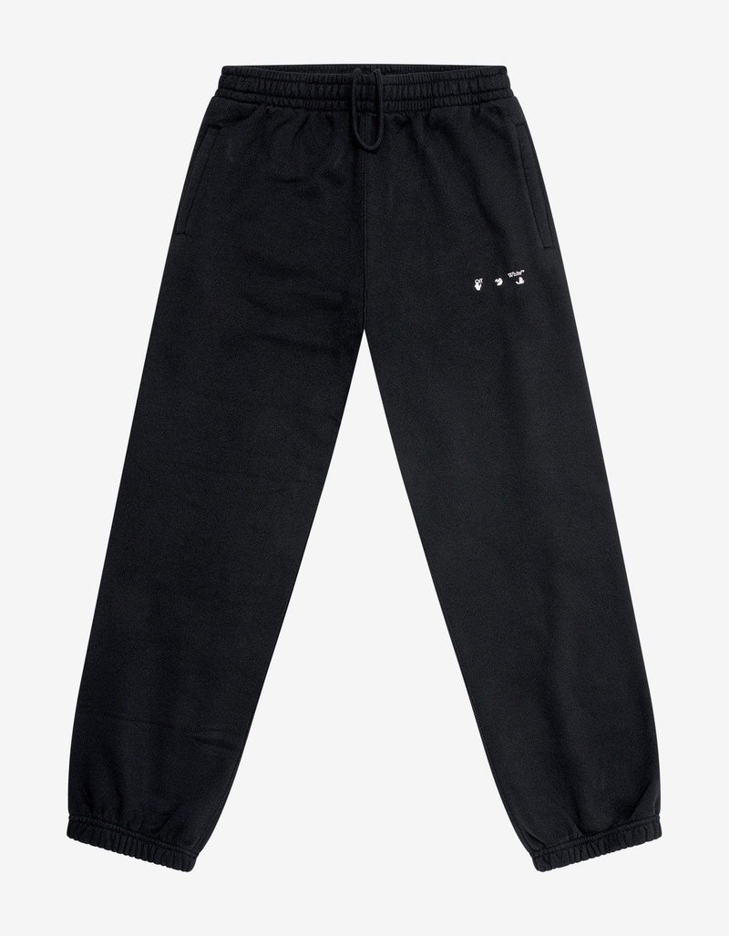 Off-White Black Sprayed Caravaggio Print Sweat Pants