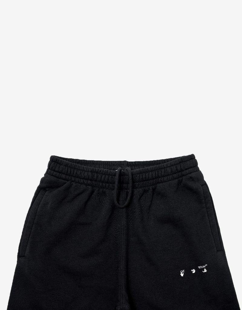 Off-White Black Sprayed Caravaggio Print Sweat Pants