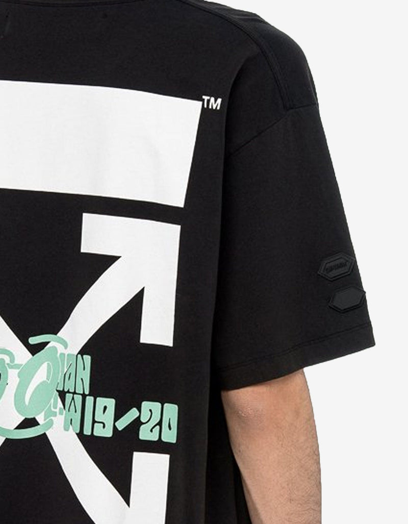 Off-White Black Waterfall Over T-Shirt