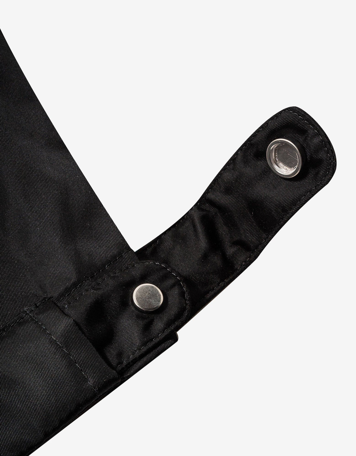 Off-White Black Zip Nylon Cargo Trousers